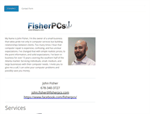 Tablet Screenshot of fisherpcs.com